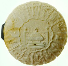 Boite à chapelet circulaire