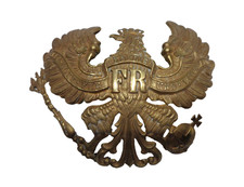 Casque à pointe, Spikelmet,pickelhaub: Belle plaque Officier Prussienne. WW.1.