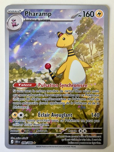 Carte pokémon pharamp - pokémon, 090/086