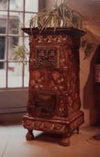 Poêle bois ancien fonte - ancien,