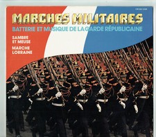 33T MARCHES MILITAIRES LP 12" BATTERIE MUSIQUE GARDE REPUBLICAINE - MFP 12.359