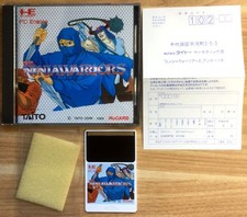 THE NINJA WARRIORS COMPLET NEC PC ENGINE PCE TURBOGRAFX HUCARD NTSC JAP CIB OVP