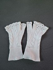 Anciennes Mitaines En Coton Au