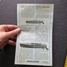CANOTS DE COURSE HORNBY  n° 1