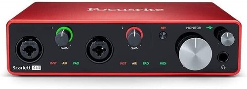 Focusrite scarlett 4i4 usb - 4i4, g3
