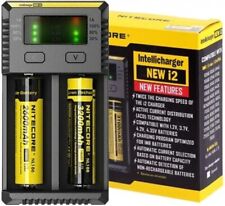 NITECORE Neuf I2 Intellicharger Batterie Rechargeable Chargeur LI-ION / Nimh