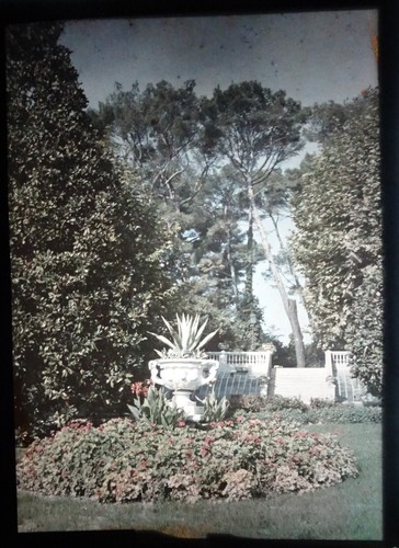 Autochrome vue jardin du - autochrome,