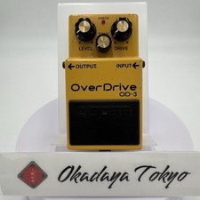 Pédale d'effet guitare Boss OD-3 Overdrive PSA bon fonctionnement test terminé