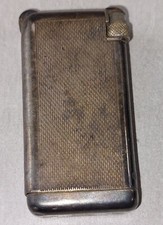 Ancien briquet, en métal argenté, Flaminaire Quercia, vintage