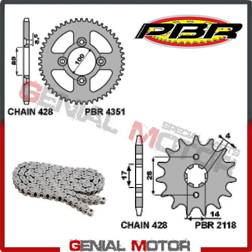 Ek2983 kit chaîne - kit, et
