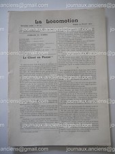1902 RARE Revue Automobile " LA LOCOMOTION " N° 42 - VOITURETTE ROCHET