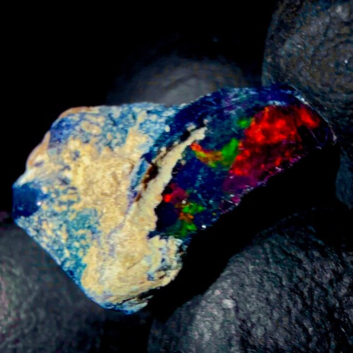 Feu opal naturel - opal,,