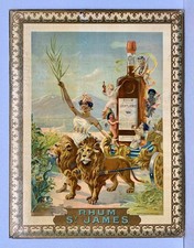 AFFICHE  POSTER   RHUM SAINT