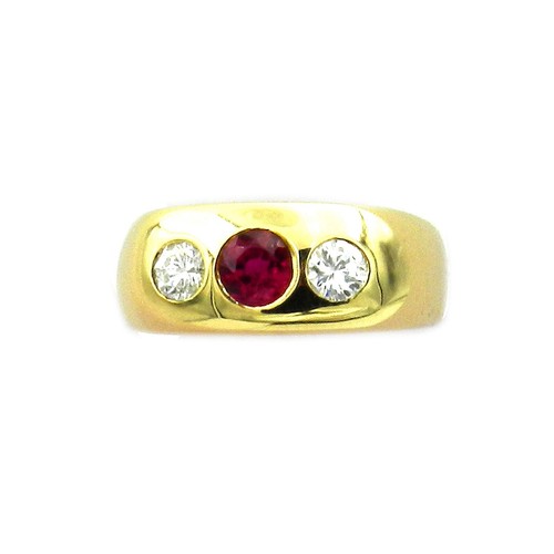 Bague alliance diamant rubis - alliance,