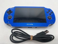 SONY PlayStation PS Vita PCH-1000 ZA04 Sapphire Blue Wi-Fi model Excellent