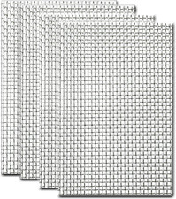 Grillage anti Rongeur Rigide Et Fin, 4Pcs Frille INOX 304 Pour Empêcher Souris A