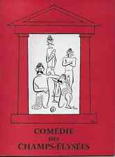 COMEDIE DES CHAMPS-ELYSEES / PROGRAMME LES FRERES JACQUES -1964- CLAUDE SAINVAL