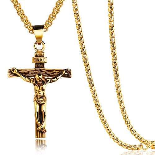 Collier croix pendentif homme - pendentif,