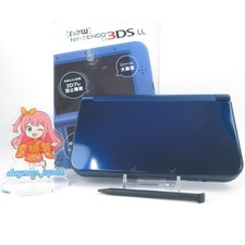 【Très bon】Console Nintendo New 3DS LL XL bleu métallisé version japonaise #DE...