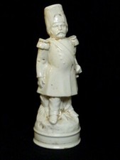 BOUTEILLE PORCELAINE DE PARIS GROGNARD DE LA GARDE NAPOLÉONIENNE MILITARIA