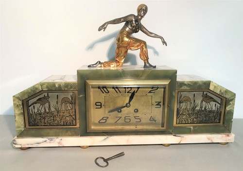 Pendule époque art déco - , avec