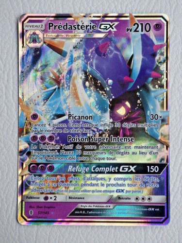 Carte pokemon prédastérie - carte,