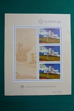 LOT 7164 BLOC FEUILLET" AÇORES GEOTHERMIE SUR DES ILES VOLCANIQUES EUROPE" 1983