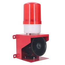 Sirène Industrielle Alarme Sonore 115 DB Klaxon Lumineux Stroboscope D'urgenc