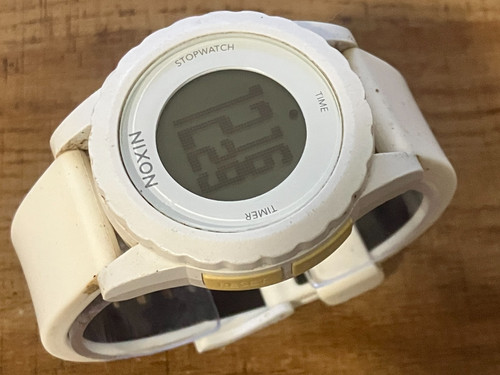 Nixon genie white silicone - nixon,