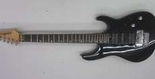 Guitare électrique noire