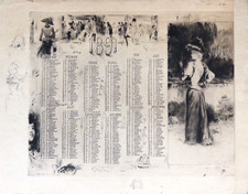 Dessin encre de Henri SOMM