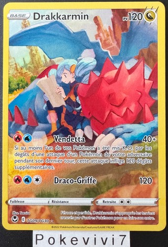 Carte pokemon drakkarmin - carte,