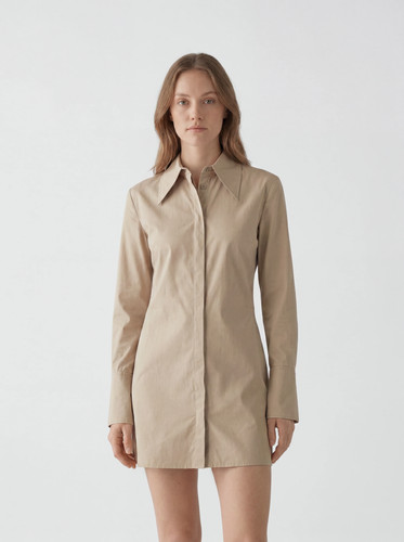 Robe chemise tiffany - robe-chemise, beige