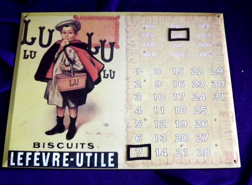 Calendrier perpétuel biscuits - calendrier,