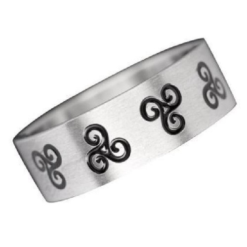Bague anneau triskell - , bijou