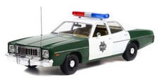 GREENLIGHT - Véhicule de la Police de Captol - PLYMOUTH Fury 1975 - 1/18 - GR...
