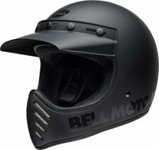 Casque Intégral Moto-3 Classic Blackout Matt Gloss Black Bell Taille S
