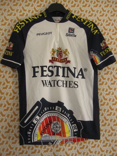Maillot cycliste festina - maillot,