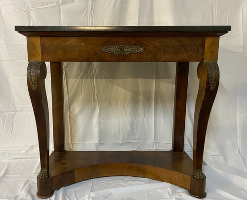 Console style empire datée - console, empire,