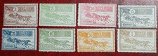 ROUMANIE yv# 137-144 scott#