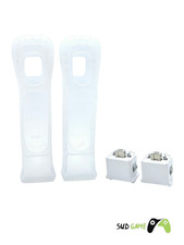 Nintendo Wii – Lot 2 Motion Plus Blancs Officiels + Protections – Très Bon État