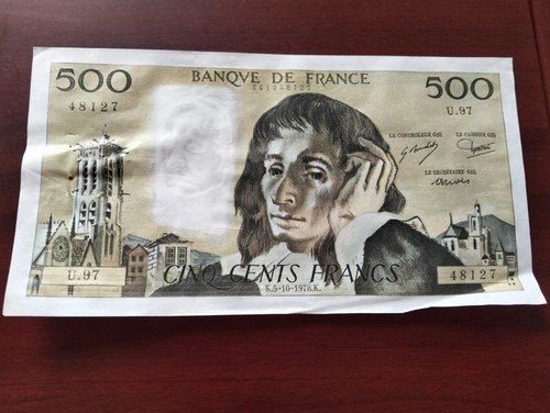 France billet 500 - , francs