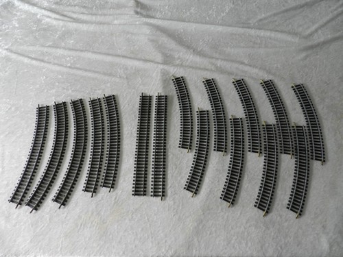 Ancien lot rails courbe et - ancien,