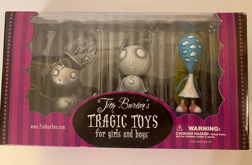 New tim burton tragic toys - new,