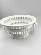 corbeille blanche ajoure ceramique blanche gout Malicorne