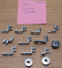 LOT pièces FOOT MACHINE à COUDRE SINGER SIMANCO guide PLAQUE plaquette COUTURE
