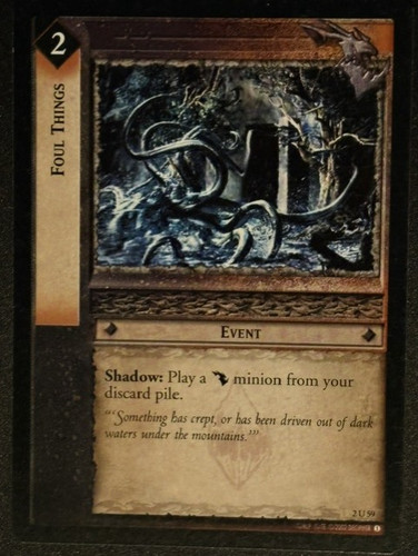 Lotr tcg decipher foul - tcg,