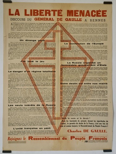 Liberté menacée discours - menacée,