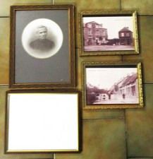 LOT de 4 CADRES dont 2 anciens  photos tres bon etat dimensions 38,32,26