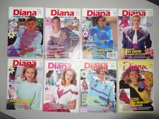 Lot 8 Livres catalogues PLAISIRS DU TRICOT DIANA n° 35-46-55-65-70-73-74 et 75